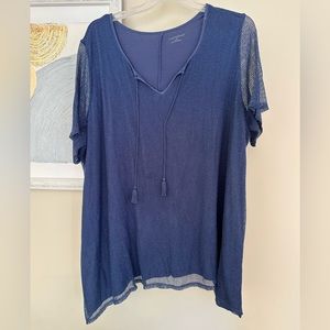 Catherine’s Top in a Pretty Blue Color - Size 3X